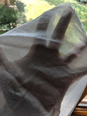 Organic Cotton Sheer Shielding Fabric CONDUCTIVE - Shielded Healing
